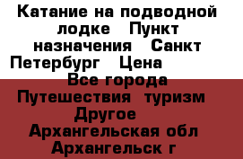 Катание на подводной лодке › Пункт назначения ­ Санкт-Петербург › Цена ­ 5 000 - Все города Путешествия, туризм » Другое   . Архангельская обл.,Архангельск г.